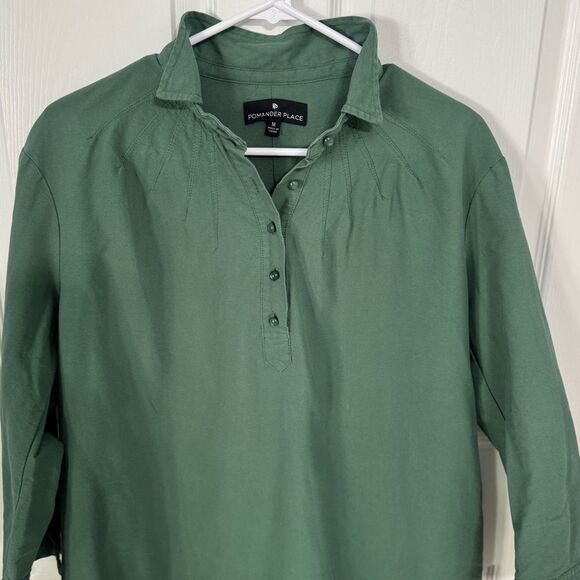 Tuckernuck Pomander Place Polly Shirt Dress size Medium- great used condition - Picture 6 of 14